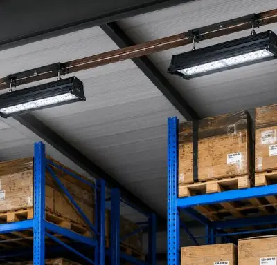 6 x LED Industriële Hanglamp 100W – 6400K Koud Wit - Zwart – IP20 – PYRAMID-100 – kavel bij Belga Veilingen