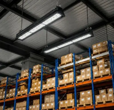 6 x LED Industriële Hanglamp 150W – 6400K Koud Wit - Zwart – IP20 – PYRAMID-150 – kavel bij Belga Veilingen