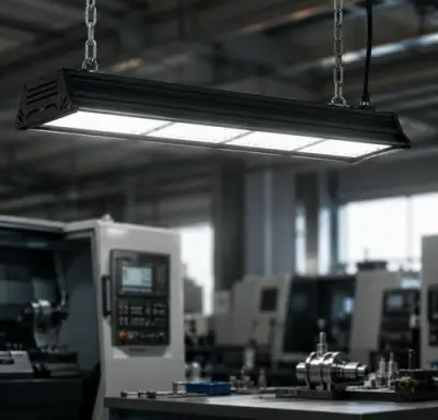 6 x LED Industriële Hanglamp 200W – 6400K Koud Wit - Zwart – IP20 – PYRAMID-200 – kavel bij Belga Veilingen
