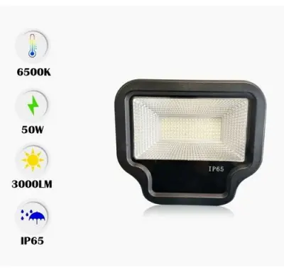 6 x LED Schijnwerper 50W – 6500K Koud Wit – IP65 – WARD-50 – kavel bij Belga Veilingen