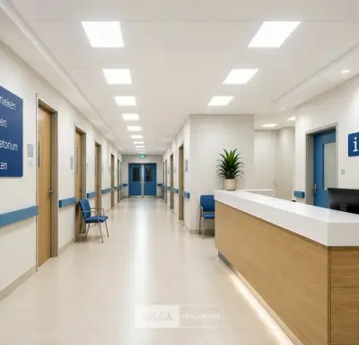8 x LED Paneel 24W – 4200K Neutraal Wit - 595x295mm – IP20 – ZODIAC-24 – kavel bij Belga Veilingen