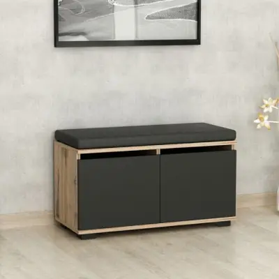 Asir | Schoenenkast | Walnoot - 80 x 35 x 42 cm – kavel bij GSD Auctions, Zoeterwoude