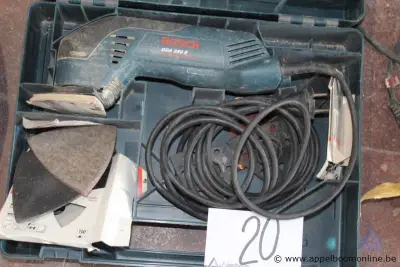 Schuurmachine BOSCH GDA 280 E, inclusief koffer, schuurpads. Werking niet gekend – kavel bij Appelboom