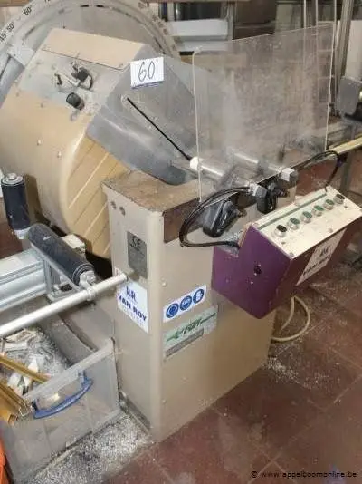 Profielzaagmachine, FOM INDUSTRIE Spring Echo, bouwjaar 1998, serienummer 011582, rollenbaan. Werking niet gekend – kavel bij Appelboom