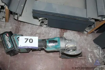 Accu haakse slijper, Makita GA044G, 40 V, inclusief accu, 125 mm. Werking niet gekend – kavel bij Appelboom