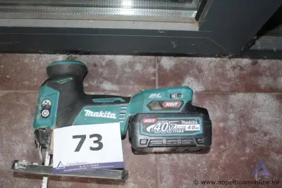 Decoupeerzaag MAKITA XGT, 40 V, inclusief accu, zaagblad. Werking niet gekend – kavel bij Appelboom