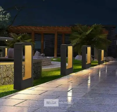 10 x Tuinlamp – 40 cm –7W LED – 3000K Warm Wit – IP54 – SLA-01 – kavel bij Belga Veilingen