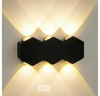4 x Bidirectionele LED Wandlamp – 6W – 3500K Warm Wit – IP54 – SW-51-3 – kavel bij Belga Veilingen