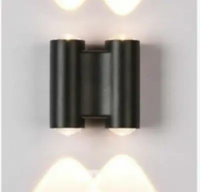 4 x Bidirectionele LED Wandlamp – 4W – 3500K Warm Wit – IP54 – SW-47-2 – kavel bij Belga Veilingen