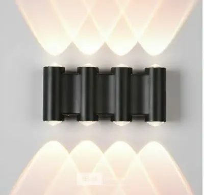 4 x Bidirectionele LED Wandlamp – 8W – 3500K Warm Wit – IP54 – SW-47-4 – kavel bij Belga Veilingen