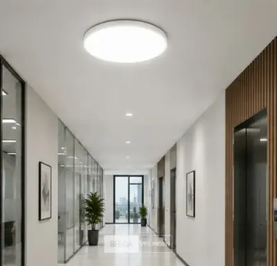 4 x LED Plafondlamp 40W – 3CCT Verstelbaar - Wit – IP20 – HAZEL-40 3CCT – kavel bij Belga Veilingen