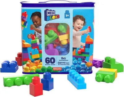 Mega Bloks Grote bouwtas - 60 blokken - Classic bouwstenen – kavel bij GSD Auctions, Zoeterwoude