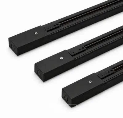 10 x Railverlichting Track – 1 Fase – 2 Meter – Zwart - LIGHTING TRACK – kavel bij Belga Veilingen