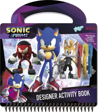 Sonic Totum designer doeboek, tekenen, stickeren, schrijven – kavel bij GSD Auctions, Zoeterwoude