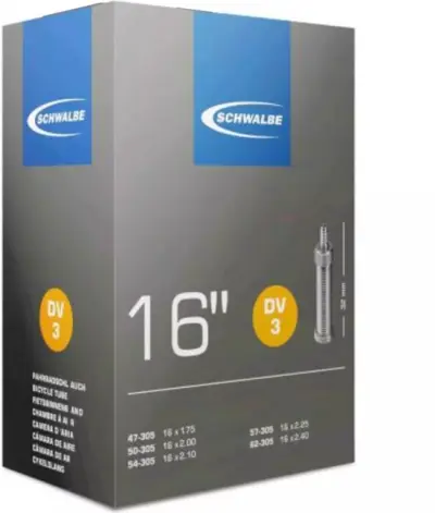 Schwalbe Binnenband - DV3 16 / 47/62-305 - 32mm ventiel – kavel bij GSD Auctions, Zoeterwoude