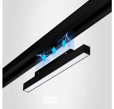 4 x LED Lineaire Spot voor Magnetische Rail – 48V – 15W – 4000K Neutraal Wit – Mora – kavel bij Belga Veilingen