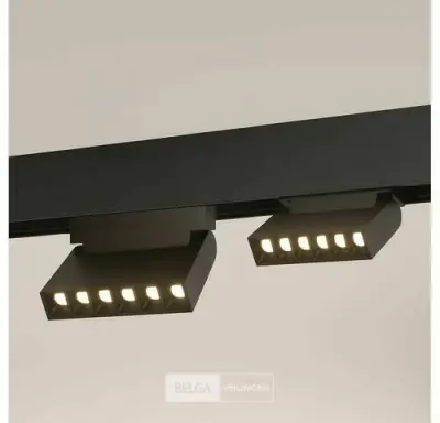 4 x LED Lineaire Spot voor Magnetische Rail – 48V – 6W – 4000K Neutraal Wit – Libra – kavel bij Belga Veilingen