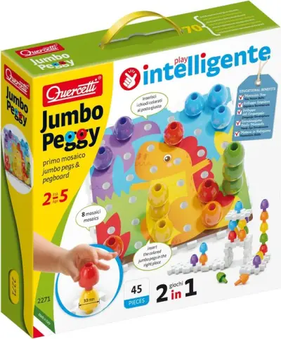 Quercetti Stapelspel Jumbo Peggy Junior Karton 45-delig – kavel bij GSD Auctions, Zoeterwoude