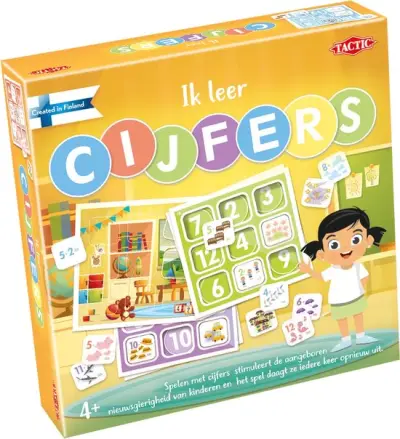 Tactic Ik Leer: Cijfers – Bordspel – 1 tot 4 Spelers – kavel bij GSD Auctions, Zoeterwoude