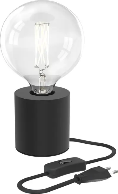 Calex Tafellamp Rond - Industrieel - E27 Fitting - Zwart – kavel bij GSD Auctions, Zoeterwoude