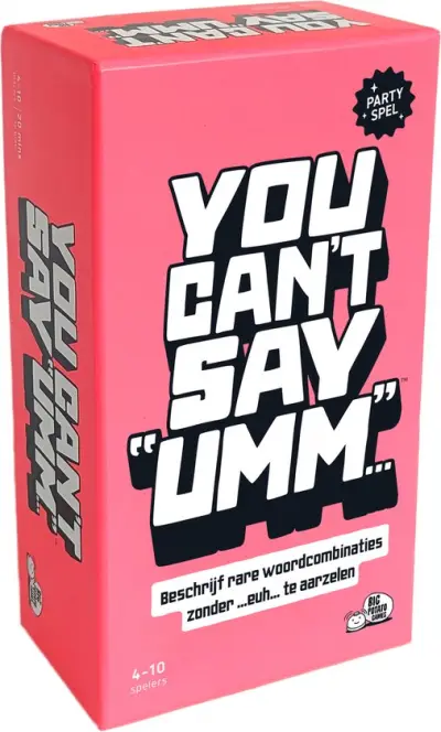 Big Patato Games You Can't Say Umm - Hilarisch partyspel – kavel bij GSD Auctions, Zoeterwoude
