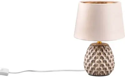 REALITY ARIANA - Tafellamp - Beige - excl. 1x E14 40W – kavel bij GSD Auctions, Zoeterwoude