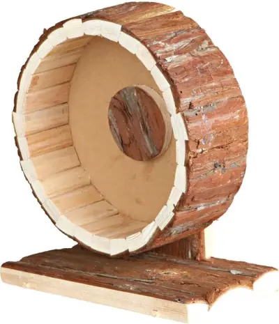 TRIXIE Natural Living Knaagdieren Looprad - Hout - 20 cm – kavel bij GSD Auctions, Zoeterwoude