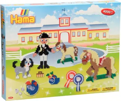 Hama Strijkkralen Paardrijschool 4000 stuks – kavel bij GSD Auctions, Zoeterwoude