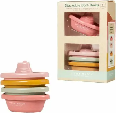 Little Dutch badspeelgoed stapelbare badbootjes Pink – kavel bij GSD Auctions, Zoeterwoude