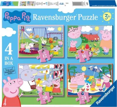 Ravensburger Peppa Pig 4in1box puzzel - 12+16+20+24 stukjes – kavel bij GSD Auctions, Zoeterwoude