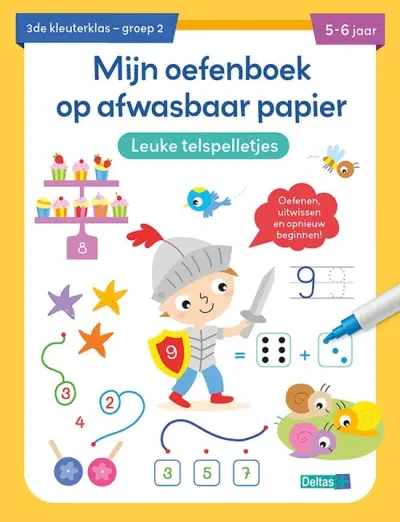 Mijn oefenboek op afwasbaar papier Leuke telspelletjes – kavel bij GSD Auctions, Zoeterwoude