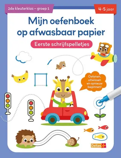 Mijn oefenboek op afwasbaar papier Eerste schrijfspelletjes – kavel bij GSD Auctions, Zoeterwoude