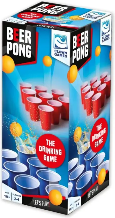 Clown Games Beerpong - Actiespel - 20 Cups - 6 Ballen – kavel bij GSD Auctions, Zoeterwoude