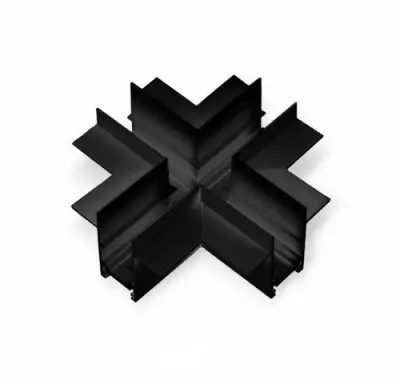 4 x X-Connector voor Inbouw Magnetische Rail – 48V – Horizontaal – kavel bij Belga Veilingen