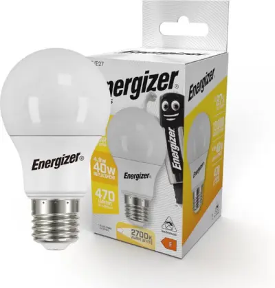 Energizer energiezuinige Led lamp -E27 - 4,9 Watt – kavel bij GSD Auctions, Zoeterwoude