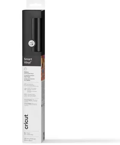 Cricut Smart Vinyl Permanent 33x91cm – Zwart (1 vel) – kavel bij GSD Auctions, Zoeterwoude