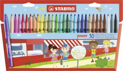 STABILO Power - Viltstift - Tot 8 Weken Zonder Dop – kavel bij GSD Auctions, Zoeterwoude