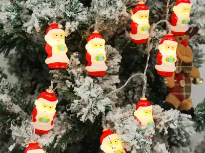 Kerst verlichting - kerstman - werkt op batterijen – kavel bij GSD Auctions, Zoeterwoude