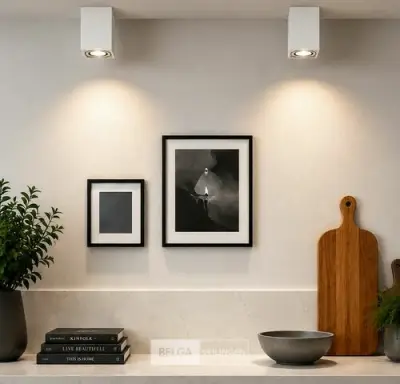 10 x Opbouw Spot Armatuur – GU10 – Wit – IP20 – FREZYA-S – kavel bij Belga Veilingen
