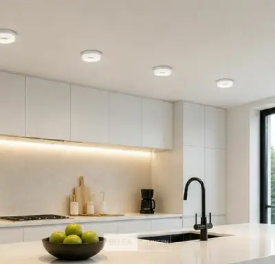 25 x Downlight Fitting – GU10 – Wit – Ø70mm – IP20 – KADIFE – kavel bij Belga Veilingen