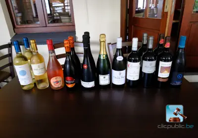 Partij alcoholflessen – kavel bij Clicpublic, Bruxelles