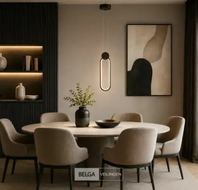 LED Hanglamp 12W – 4000K Neutraal Wit - Zwart – IP20 – ALWAYS – kavel bij Belga Veilingen