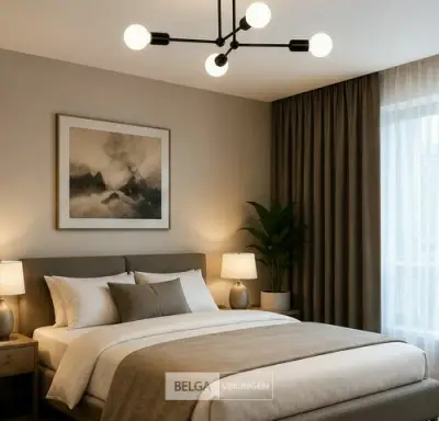 LED Hanglamp Max 18W – E27 – Zwart – 520x250mm – IP20 – LORENZO-4 – kavel bij Belga Veilingen
