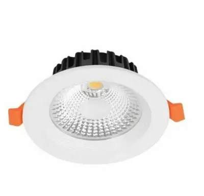 10 x LED Downlight – 15W – 6500K Koud Wit – IP20 – kavel bij Belga Veilingen