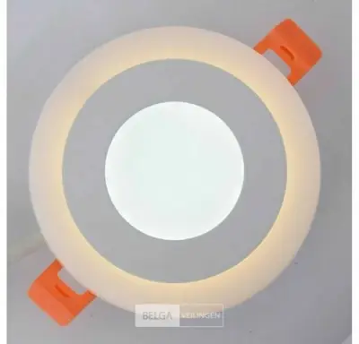 25 x LED Paneel – Warm Wit / Koud Wit – 6W (3W + 3W) – Aan/Uit – kavel bij Belga Veilingen