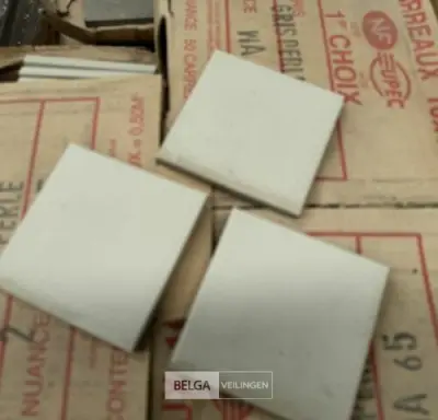 Tegels 18 dozen – kavel bij Belga Veilingen, Lummen