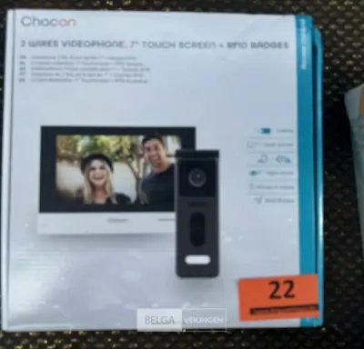 Chacon video-intercom – kavel bij Belga Veilingen, Lummen