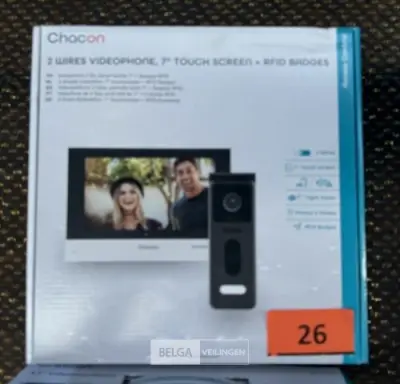 Chacon video-intercom – kavel bij Belga Veilingen, Lummen