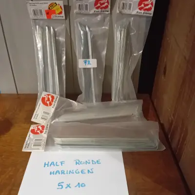 5 sets van 10 stuks halfronde haringen, merk Fun Camp (Lot: 72) – kavel bij Goeiendeal, Lommel