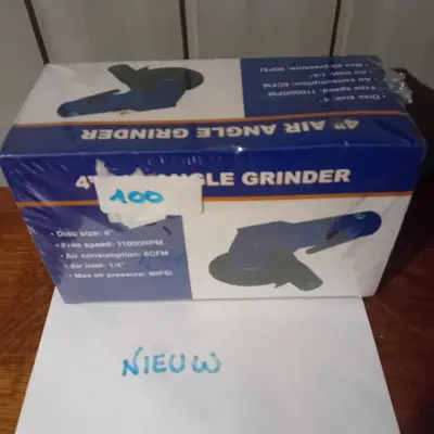 Pneumatische haakse slijper / 4" Air Angle Grinder, nieuw in verpakking (Lot: 100) – kavel bij Goeiendeal, Lommel
